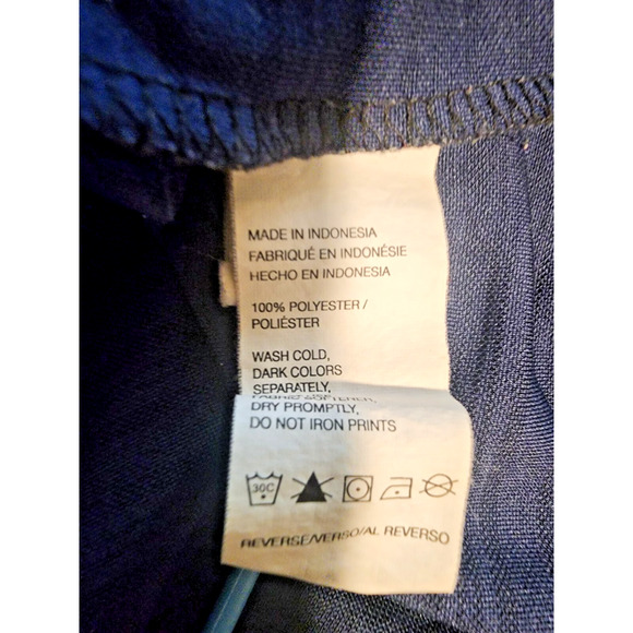 Izod Golf Polo Men’s 2XLT Advantage Striped Short Sleeve Shirt Blue White - Picture 8 of 9